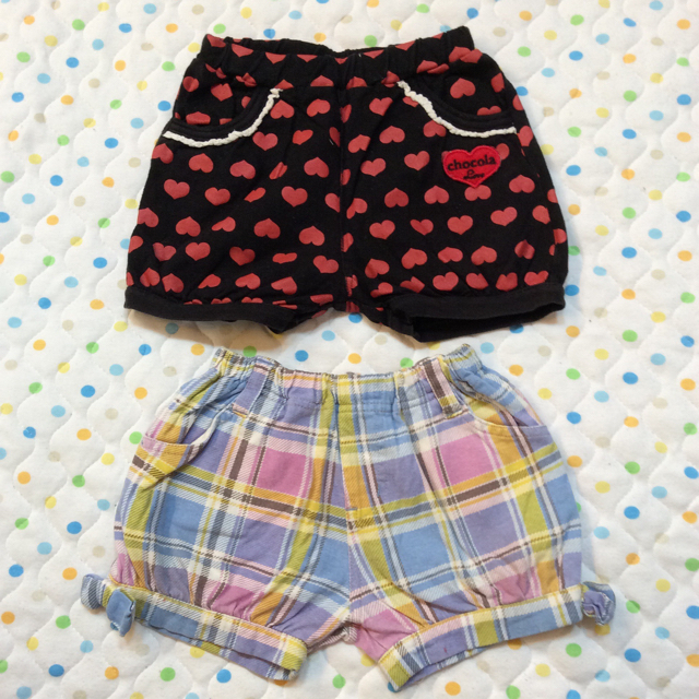 Branshes(ブランシェス)のショートパンツ&スカート サイズ90 まとめ売り キッズ/ベビー/マタニティのキッズ服女の子用(90cm~)(パンツ/スパッツ)の商品写真