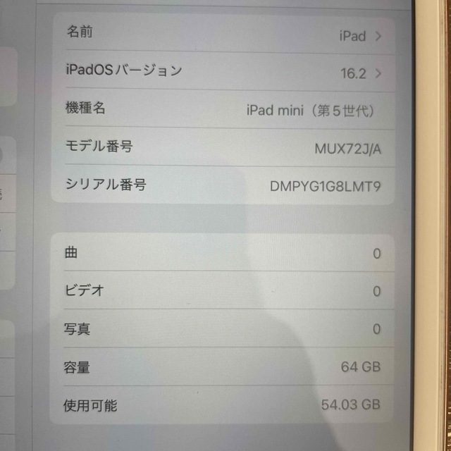 Apple(アップル)のはっちゃん31415253様専用ipad mini 第5世代 64G  スマホ/家電/カメラのPC/タブレット(タブレット)の商品写真