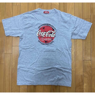 コカコーラ(コカ・コーラ)のCoca Cola 2002 FIFA WORLD CUP 日韓 Tシャツ 灰色(Tシャツ/カットソー(半袖/袖なし))
