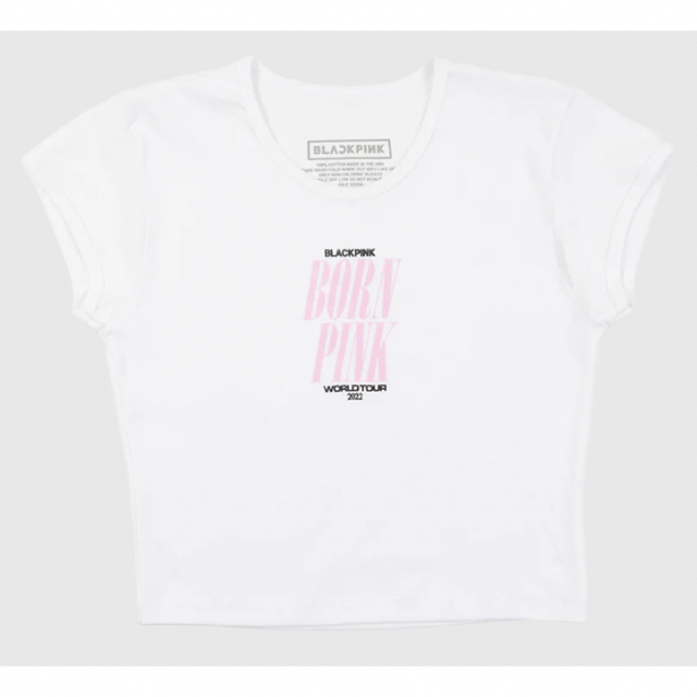 blackpink マニラ ツアーT ロゴTシャツ 白 サイズ XL