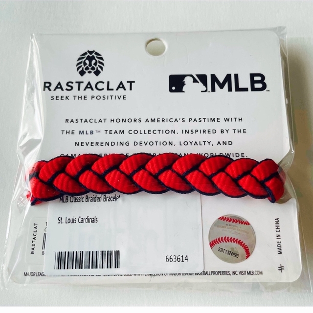 MLB(メジャーリーグベースボール)のブレスレットMLBセントルイス・カージナルスSt Louis Cardinals スポーツ/アウトドアの野球(記念品/関連グッズ)の商品写真