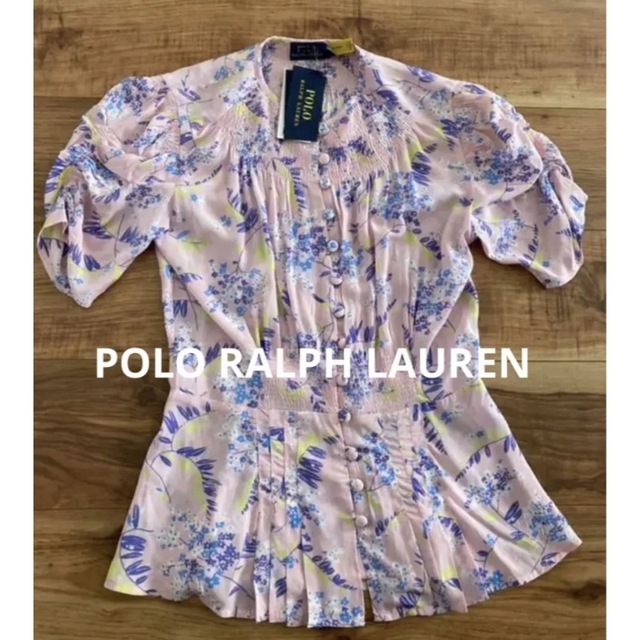 POLO ラルフローレン　シャツ　大きめサイズ　パフスリーブ　米国購入　新品