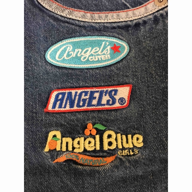 angelblue(エンジェルブルー)のangel blue ☆ デニム　ハーフパンツ キッズ/ベビー/マタニティのキッズ服女の子用(90cm~)(パンツ/スパッツ)の商品写真