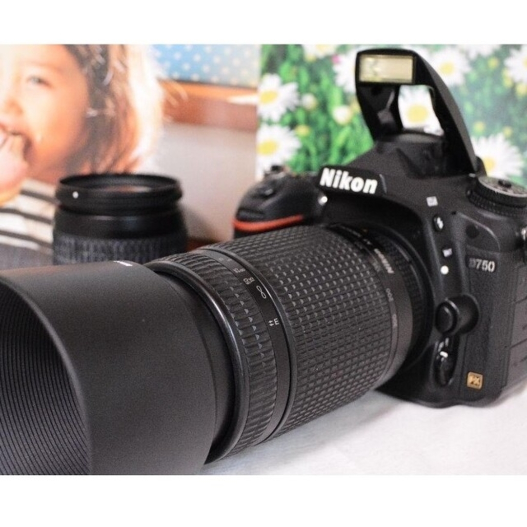 ❤️予備バッテリー付き❤️ニコン D750 超望遠 300mmダブルズーム❤️