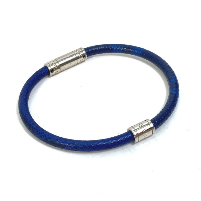ルイヴィトン LOUIS VUITTON ブラスレ ネオ スプリット M6568E タイガラマ アクセサリー ブレスレット タイガレザー ブルー