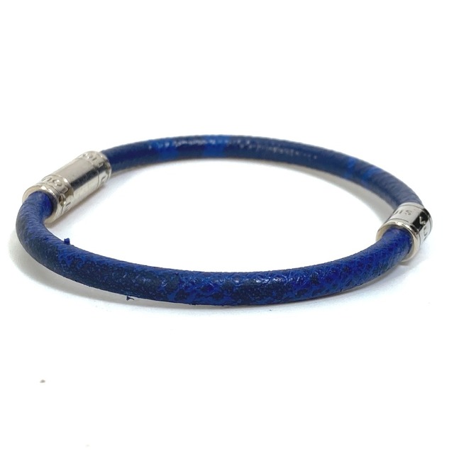 ルイヴィトン LOUIS VUITTON ブラスレ ネオ スプリット M6568E タイガラマ アクセサリー ブレスレット タイガレザー ブルー