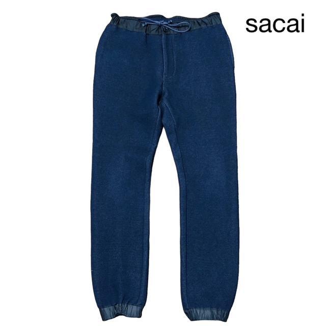 sacai サカイ コットン スウェットパンツ ネイビー サイズ2 Mサイズ相当