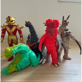 バンダイ(BANDAI)のウルトラ怪獣シリーズ　エースキラー　ブローズ　ソフビ　4n グドン　パンドン(特撮)