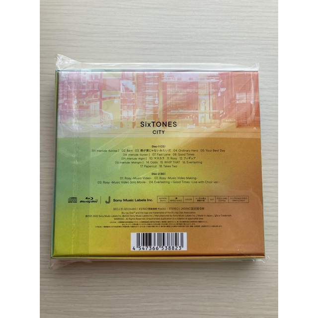 SixTONES CITY 初回盤A エンタメ/ホビーのCD(ポップス/ロック(邦楽))の商品写真