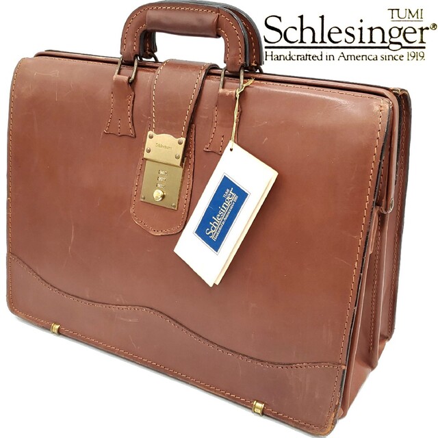 USA製ハンドメイド◆Schlesinger◆最高級レザーダレスバッグ 611