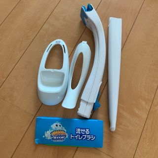 ジョンソン(Johnson's)の流せるトイレブラシ（ブラシ部分なし）(日用品/生活雑貨)