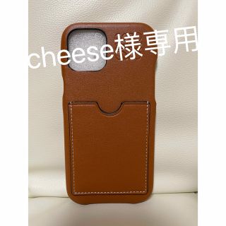 Cheese様専用　カード収納iPhoneケース　ブラウン12mini(iPhoneケース)