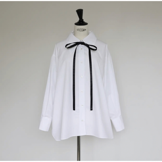 送料&加工料込 ribbon tie blouse 新品未使用 gypsohila - 通販