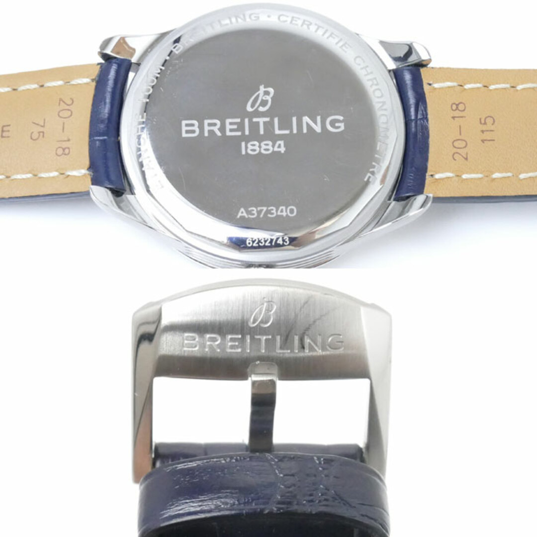 BREITLING ブライトリング プレミエ オートマティック40 腕時計 自動巻き ブルー A37340351C1P2 メンズ