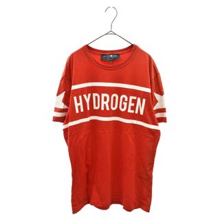 ハイドロゲン(HYDROGEN)のHYDROGEN ハイドロゲン フロントプリント 半袖Tシャツ カットソー レッド(Tシャツ/カットソー(半袖/袖なし))