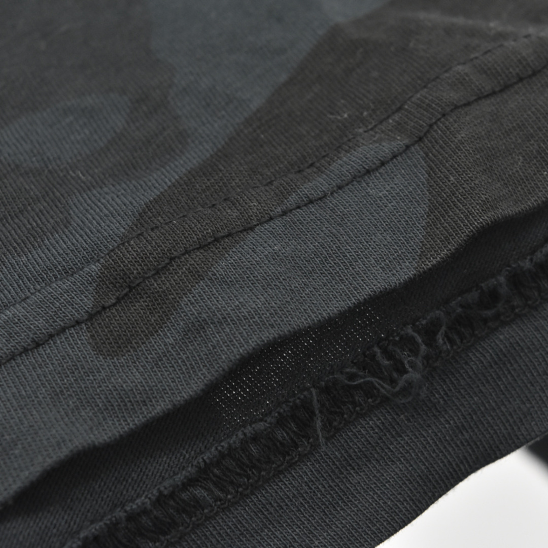 HYDROGEN(ハイドロゲン)のHYDROGEN ハイドロゲン カモフラデザイン 半袖Tシャツ カットソー ブラック メンズのトップス(Tシャツ/カットソー(半袖/袖なし))の商品写真