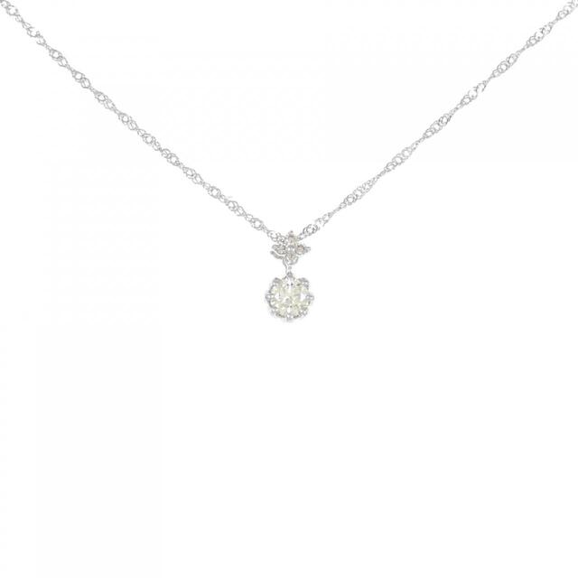 ダイヤモンド ネックレス K18WG 0.284ct 0.025ct 1.7g