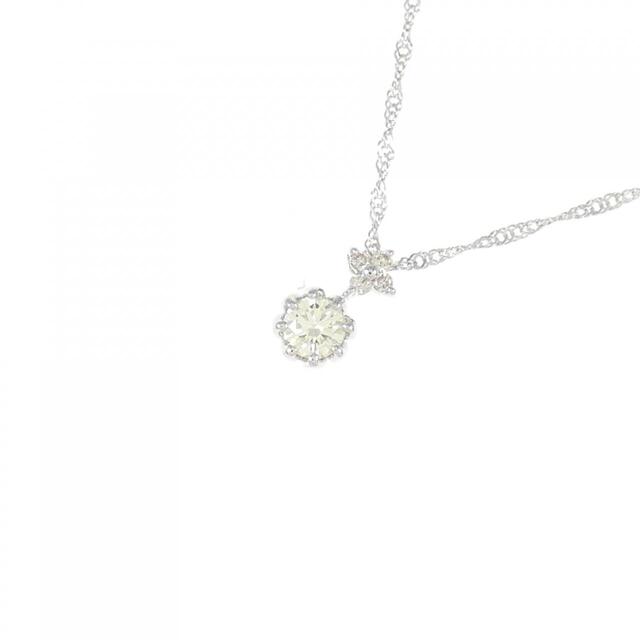 ダイヤモンド ネックレス K18WG 0.284ct 0.025ct 1.7g