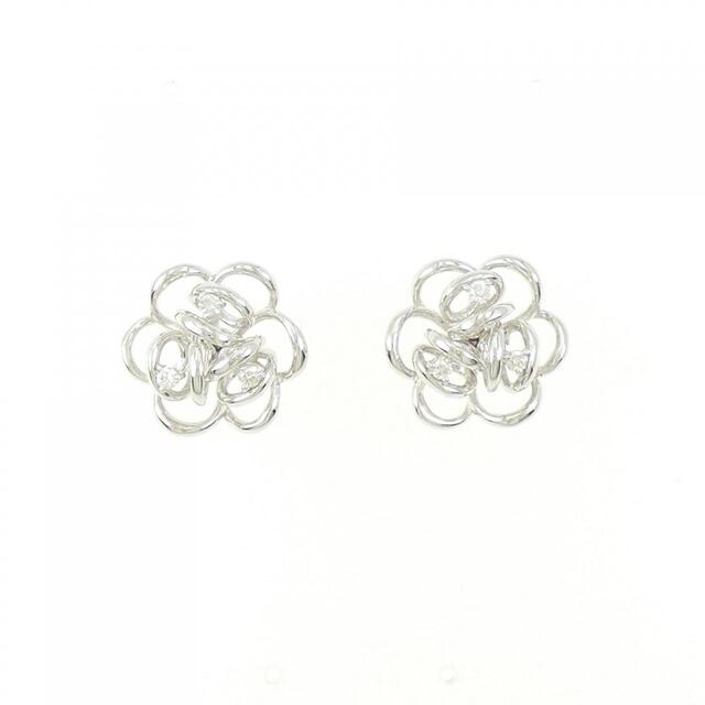 ☆K18wg☆天然ダイヤ0.10ct☆ピアス☆ | angeloawards.com