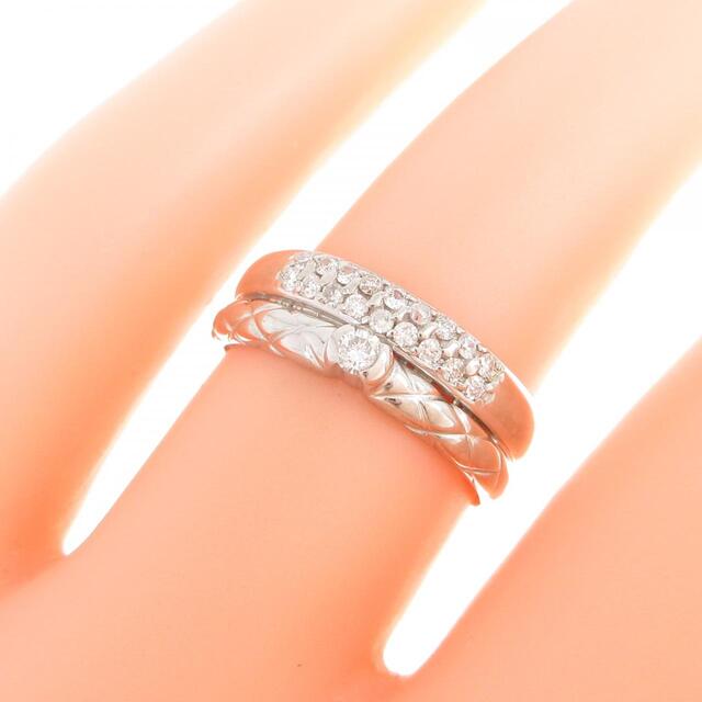 K18WG ダイヤモンド リング 0.20CT 3