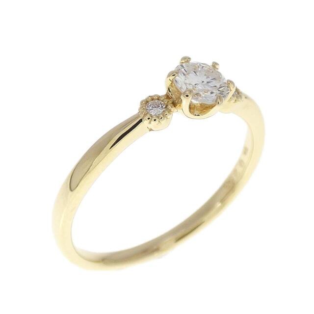 リメイク】K18YG ダイヤモンドリング 0.253CT F SI1 GOOD - リング(指輪)