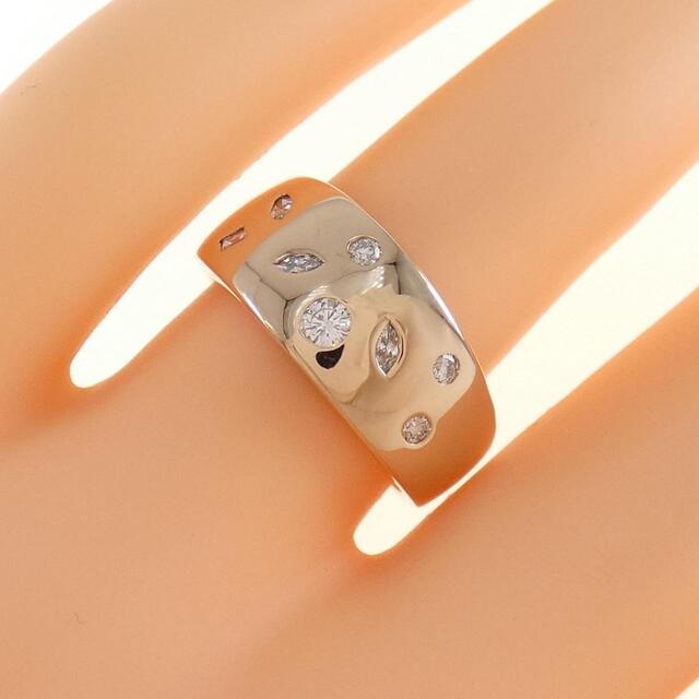 K18PG ダイヤモンド リング 0.28CT 3