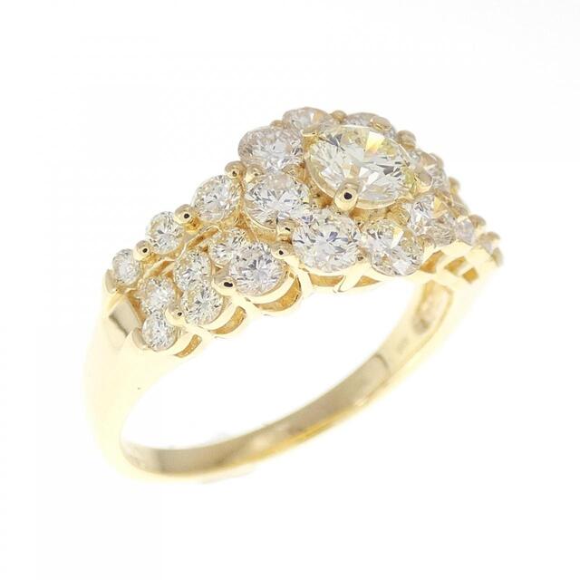 K18YG ダイヤモンド リング 0.28CT - リング(指輪)