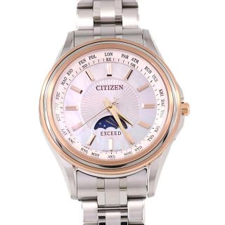 シチズン(CITIZEN)の【新品】シチズン　Ｈ２９６－０００Ｆ５０２／ＥＥ１０１４－６１Ｗ　エクシード　電波時計　ソーラークォーツ(腕時計)