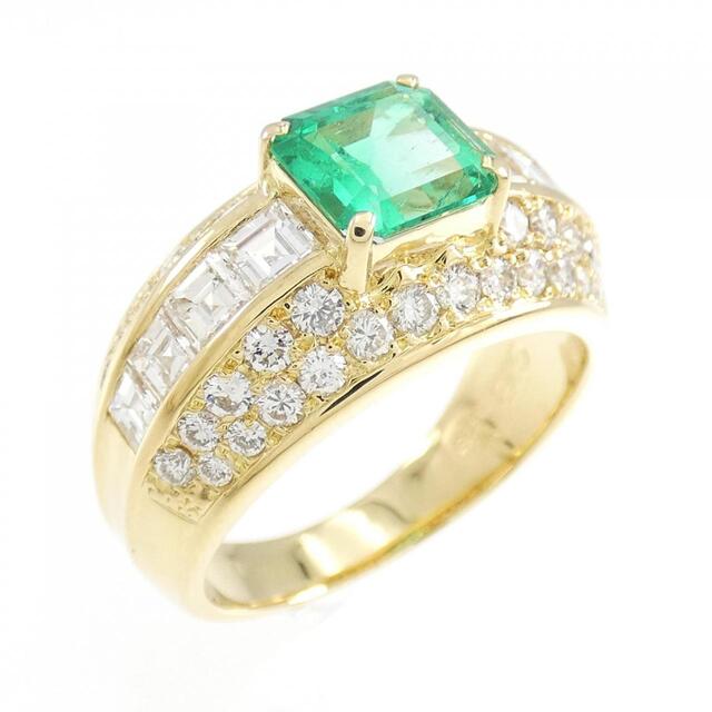 K18YG エメラルド リング 1.13CT レディース アクセサリー リング(指輪
