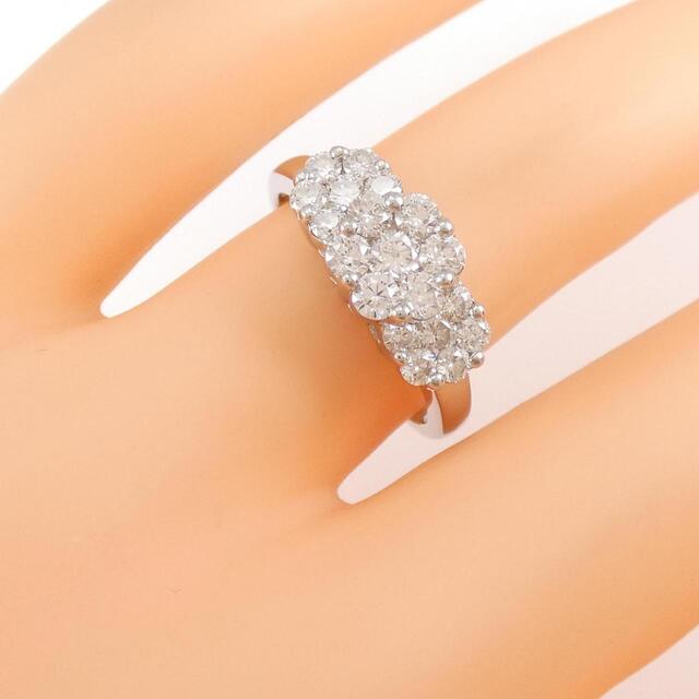 PT フラワー ダイヤモンド リング 1.00CT