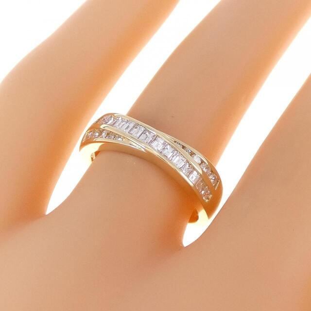 K18 YG 0.14ct ダイヤモンド　リング　指輪