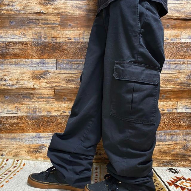 Dickies - ディッキーズカーゴパンツワークパンツw32黒ブラック古着 ...