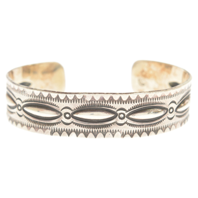 LARRY SMITH ラリースミス LEAF REPOUSSE BANGLE シルバー バングル ブレスレット