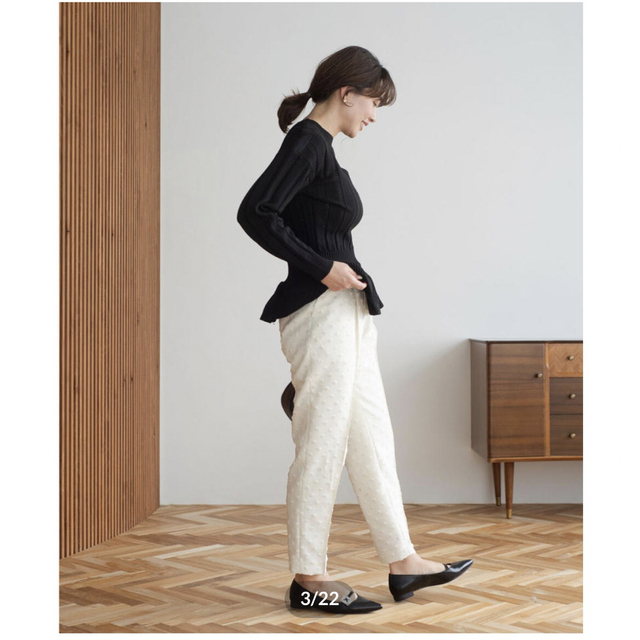 ohga オーガ ドットパンツ パンツ マシュマロパンツ