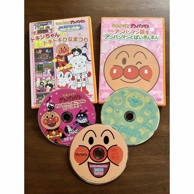 アンパンマン DVD 5枚セット 英語 リトミック