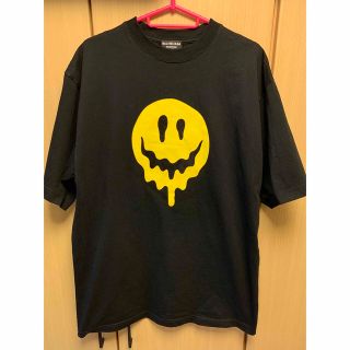 正規 21AW BALENCIAGA バレンシアガ ドリップスマイル Tシャツ