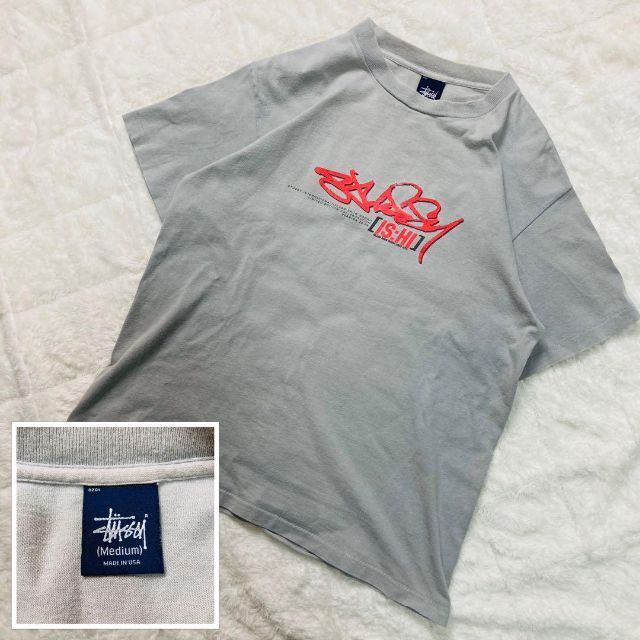 オールドステューシー 紺タグ 90s ロゴ Tシャツ