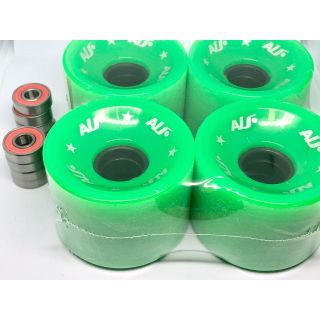 ウィール（70*51mm 80A）・ベアリング(ABEC-11、RED)(スケートボード)