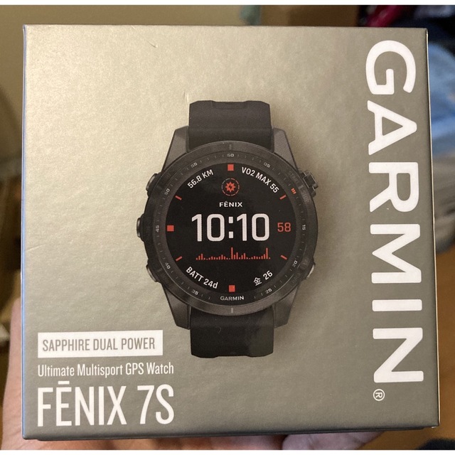 GARMIN(ガーミン)のGARMIN FENIX 7S SAPPHIRE DUAL POWER メンズの時計(腕時計(デジタル))の商品写真