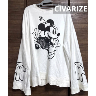 シヴァーライズ(CIVARIZE)の美品　CIVARIZE ミニーちゃん　ディズニー　スウェット　オーバーサイズ(スウェット)