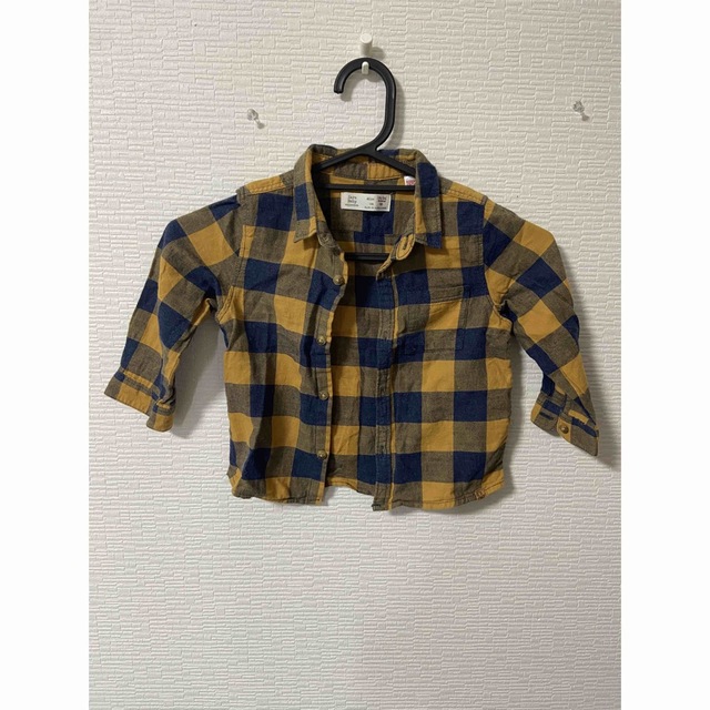 ZARA KIDS(ザラキッズ)のZara BABY ブロックチェックシャツ キッズ/ベビー/マタニティのキッズ服男の子用(90cm~)(その他)の商品写真