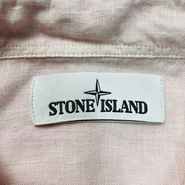 STONE ISLAND(ストーンアイランド)のストーンアイランド リネン 麻 オーバーサイズ 開襟シャツ 長袖 メンズのトップス(シャツ)の商品写真