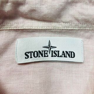 STONE ISLAND - ストーンアイランド リネン 麻 オーバーサイズ 開襟