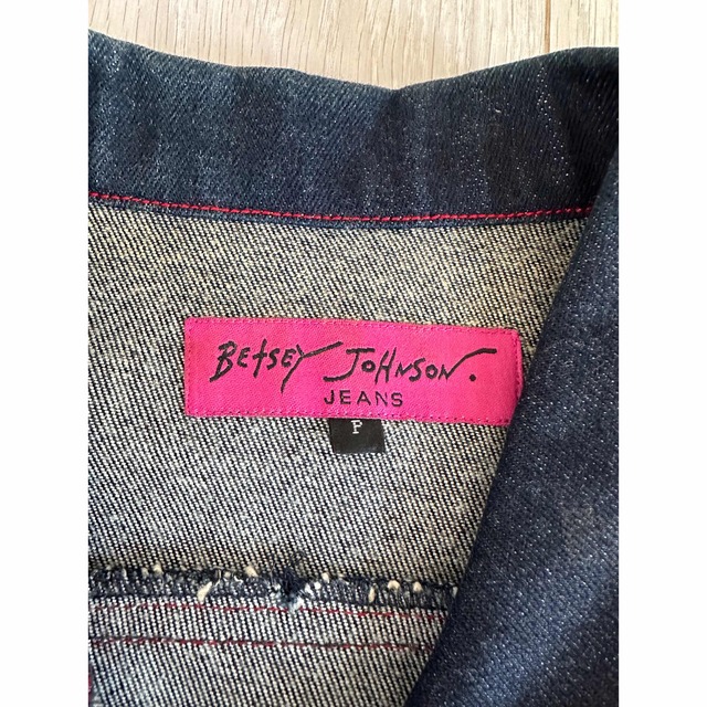 BETSEY JOHNSON(ベッツィジョンソン)のベッツィジョンソンBetseyヴィンテージ古着keikiiiあちゃちゅむヒス レディースのジャケット/アウター(Gジャン/デニムジャケット)の商品写真