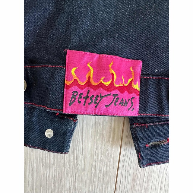 BETSEY JOHNSON(ベッツィジョンソン)のベッツィジョンソンBetseyヴィンテージ古着keikiiiあちゃちゅむヒス レディースのジャケット/アウター(Gジャン/デニムジャケット)の商品写真