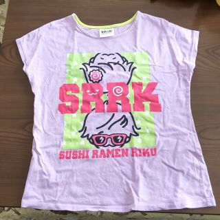 シマムラ(しまむら)の130　半袖　Ｔシャツ　薄紫(Tシャツ/カットソー)