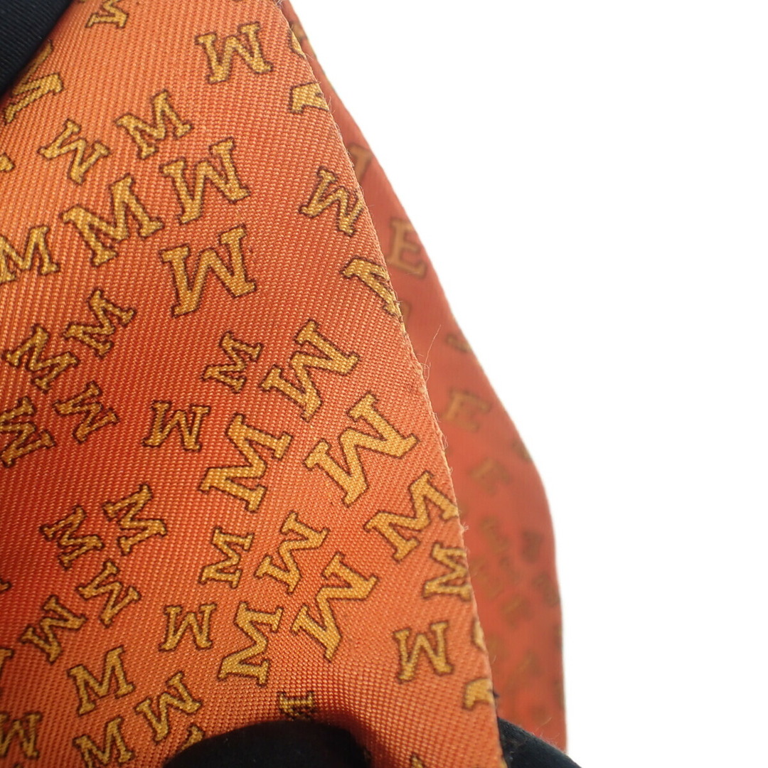 【ABランク】HERMES エルメス ツイリー スカーフ ロゴ シルク100％ オレンジ レディース 小物 ブランド アクセサリー【ISEYA】
