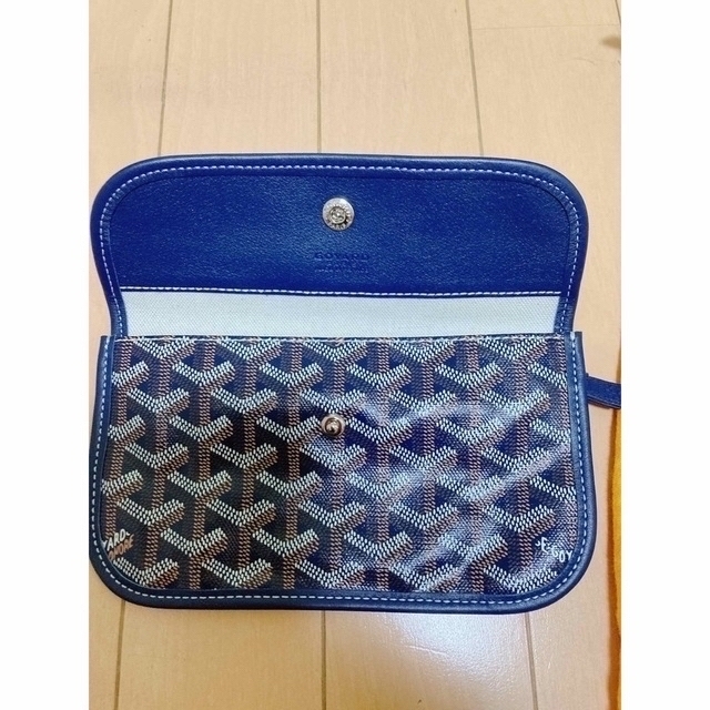 サンルイ【美品】GOYARD ゴヤール トート サンルイPM ネイビー