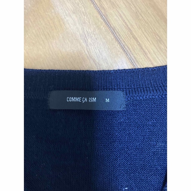 COMME CA ISM(コムサイズム)のコムサイズム　セーター　ネイビー メンズのトップス(ニット/セーター)の商品写真