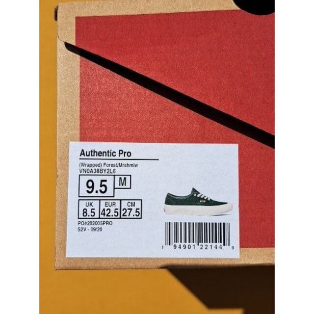 AUTHENTIC（VANS）(オーセンティック)のバンズ VANS AUTHENTIC PRO 27,5cm Wrapped メンズの靴/シューズ(スニーカー)の商品写真